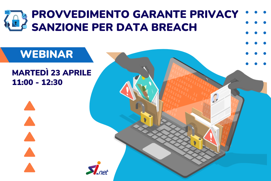 Webinar: Provvedimento Garante Privacy – sanzione per data breach