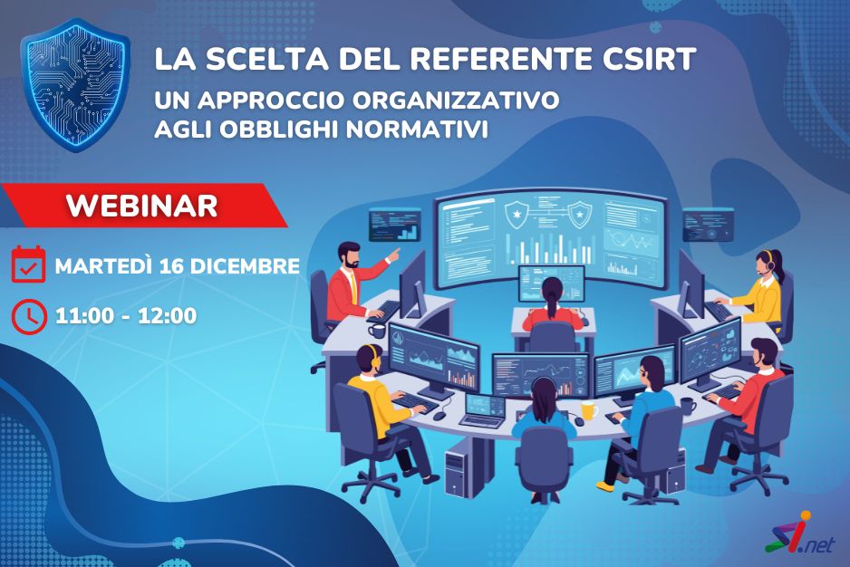  La scelta del referente CSIRT: un approccio organizzativo agli obblighi normativi
